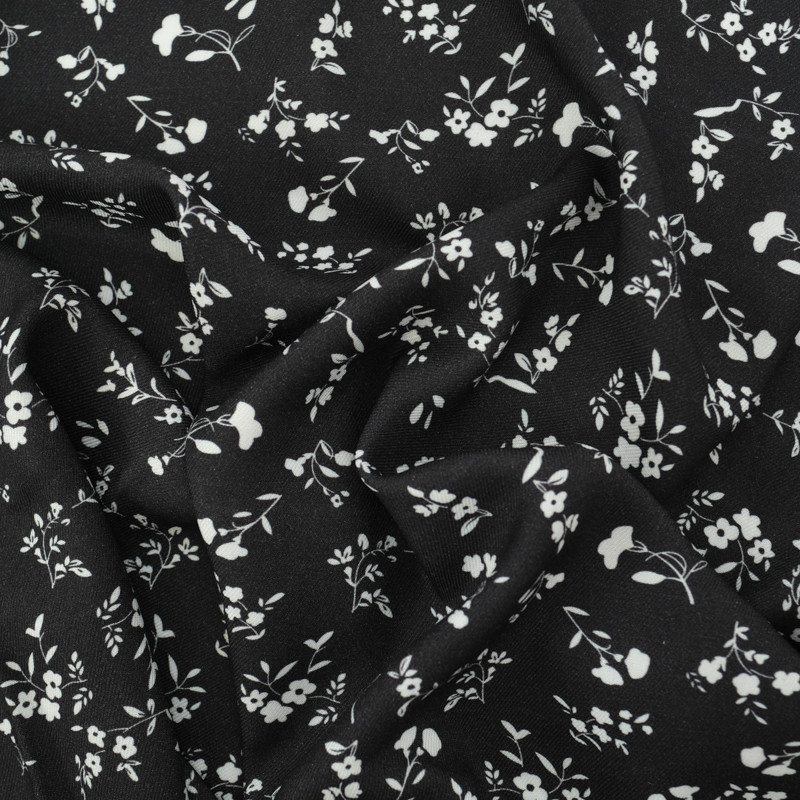 Twill Viscose May Noir - Maison Klem